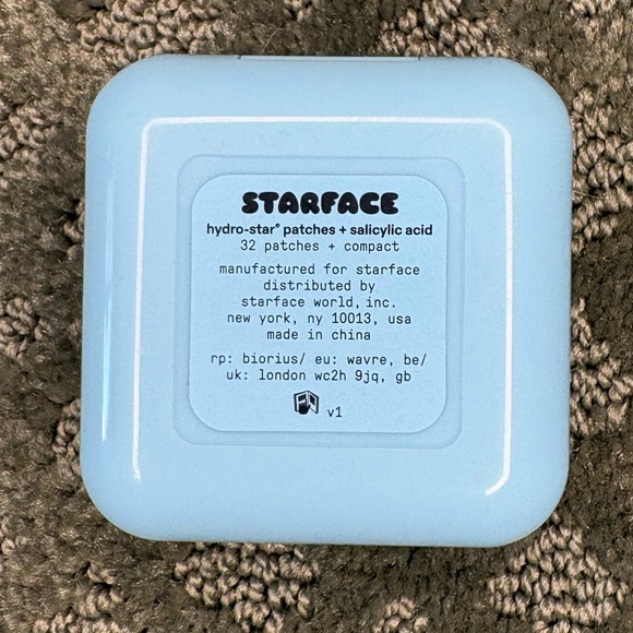 Starface Blue Star-Eyes Smile Square Compact Case - Picture 3 of 3
